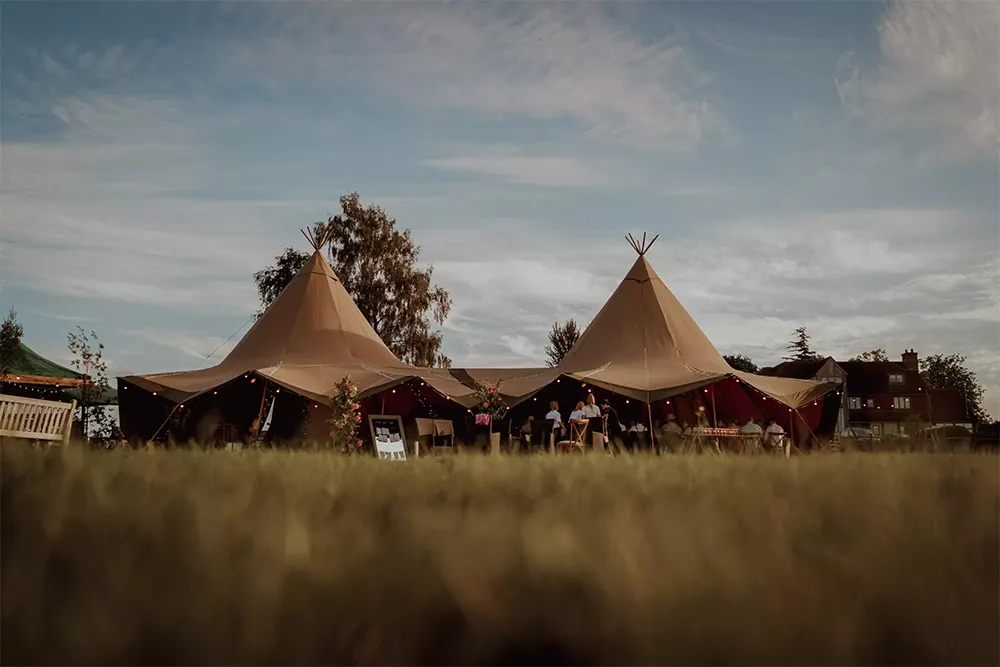 Holmsted wedding tipi